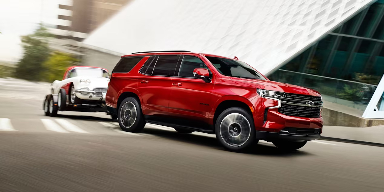 2023 Chevy Tahoe RST towing REL