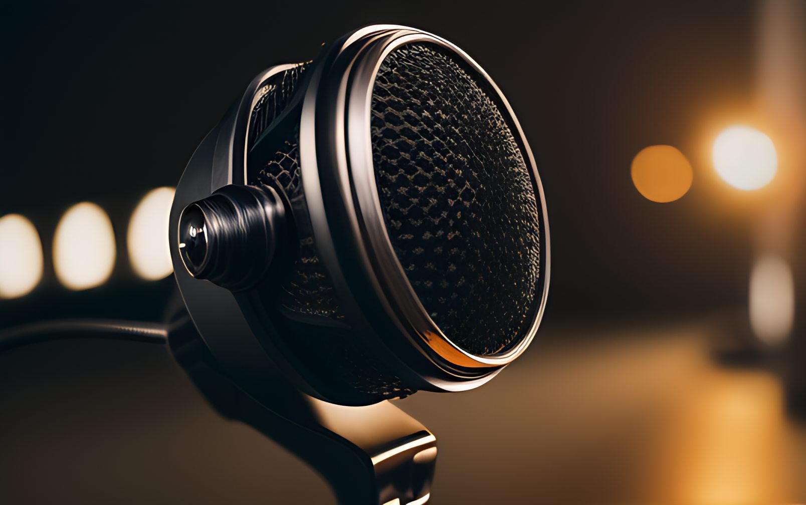 Old microphone