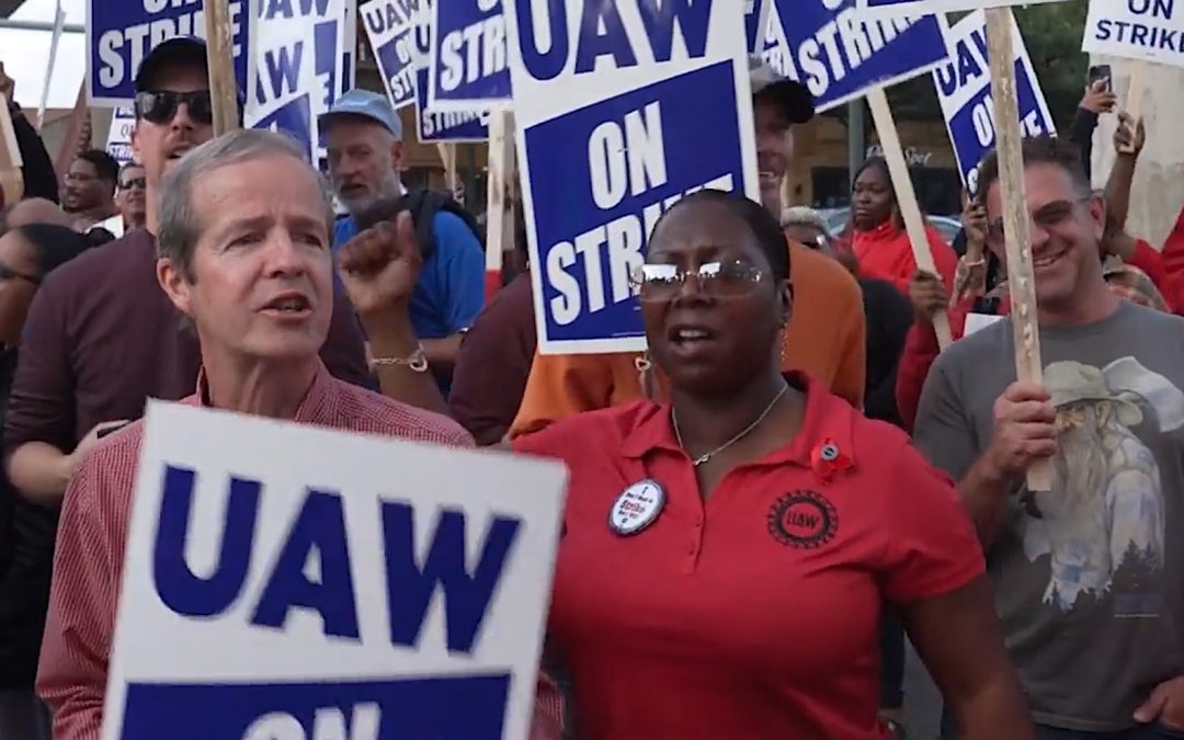 Better Wages, More Time Off Critical, But Striking Autoworkers Also Want What They Gave up to Save Failing Automakers