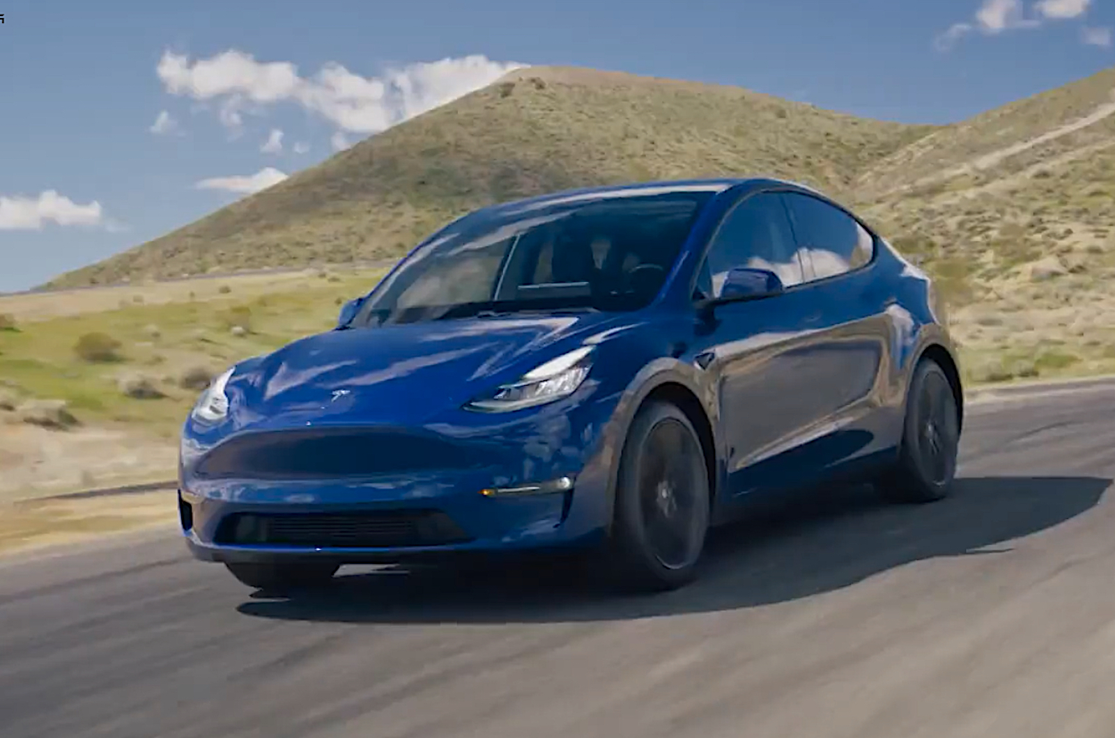 2021 Tesla Model Y blue
