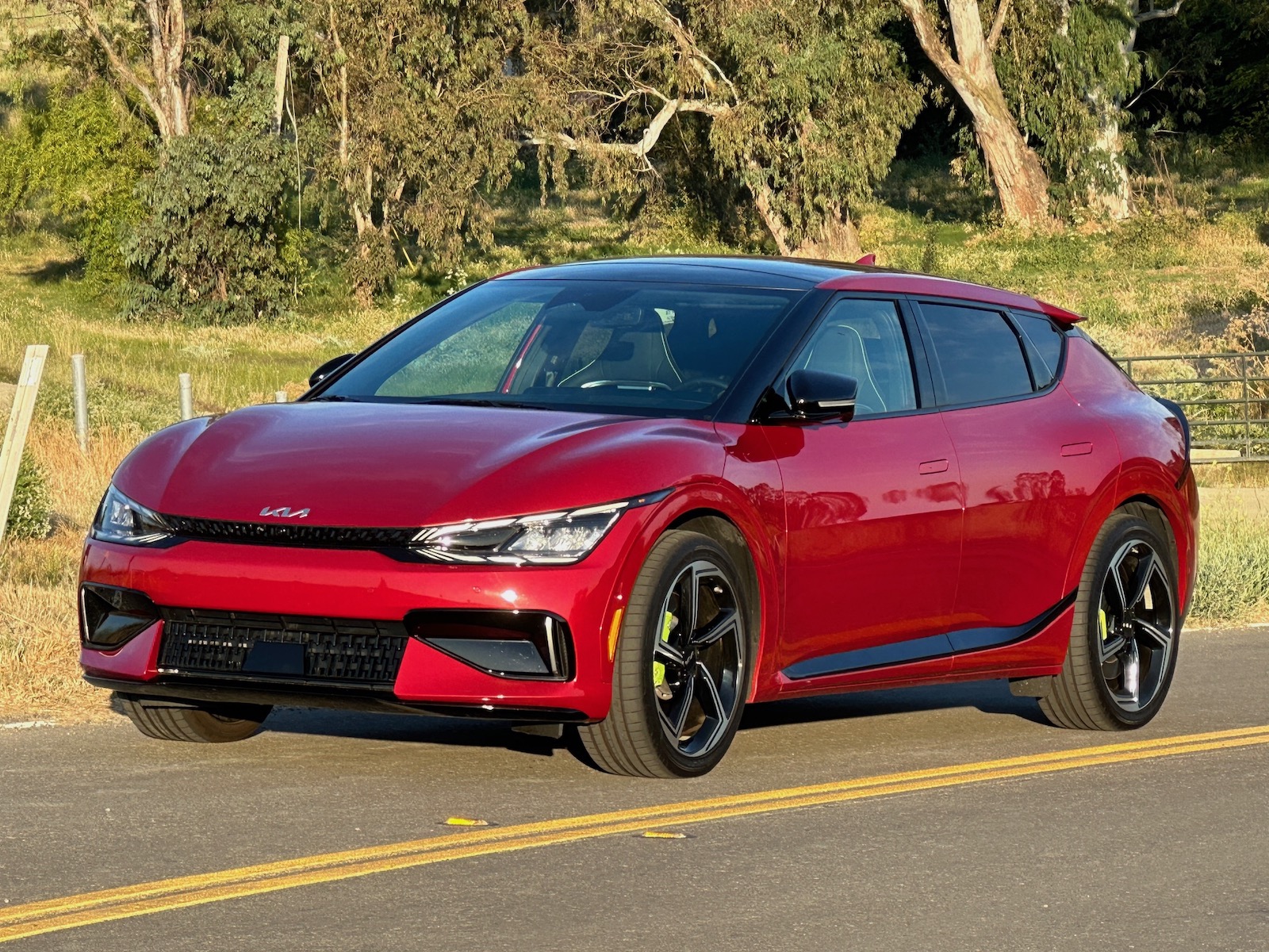 2023 Kia EV6 GT front 3-4