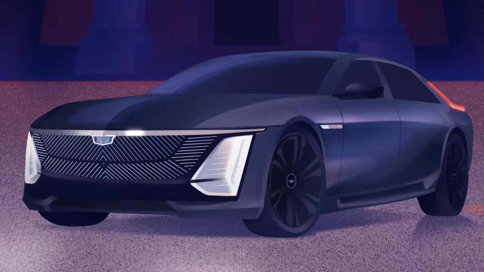 Cadillac Celestiq drawing Neiman Marcus