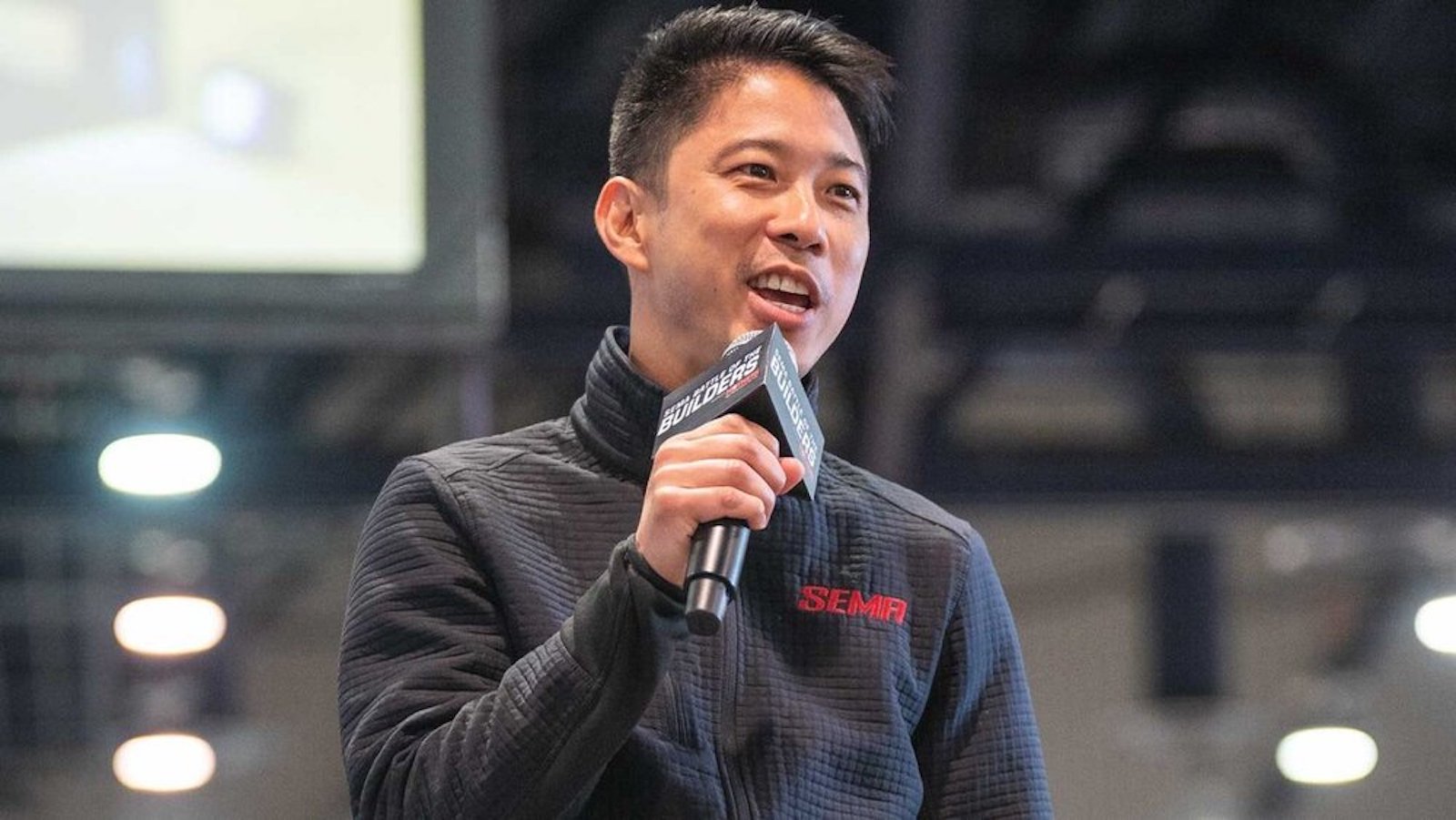 RJ de Vera on SEMA floor