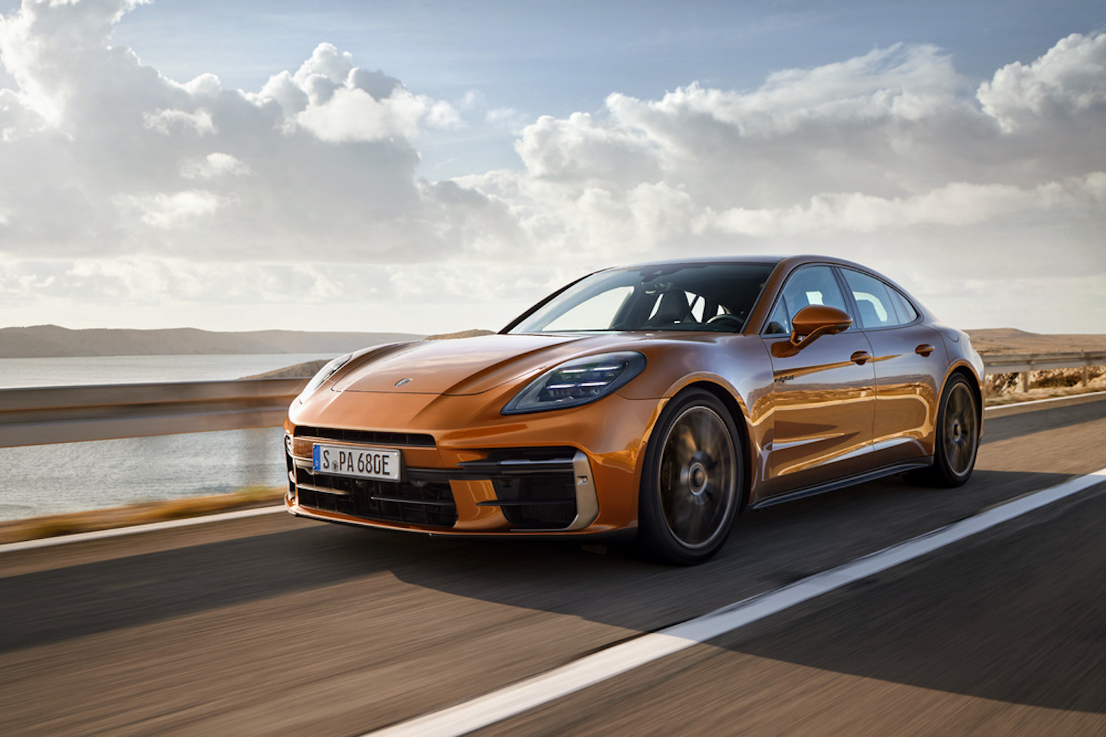 2024 Porsche Panamera driving REL