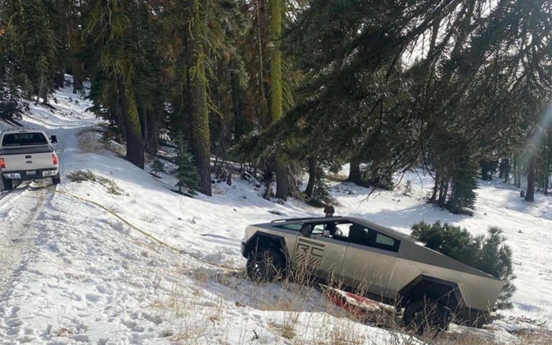Turnabout is Fair Play: Ford F-150 Shames Snowed-In Tesla Cybertruck