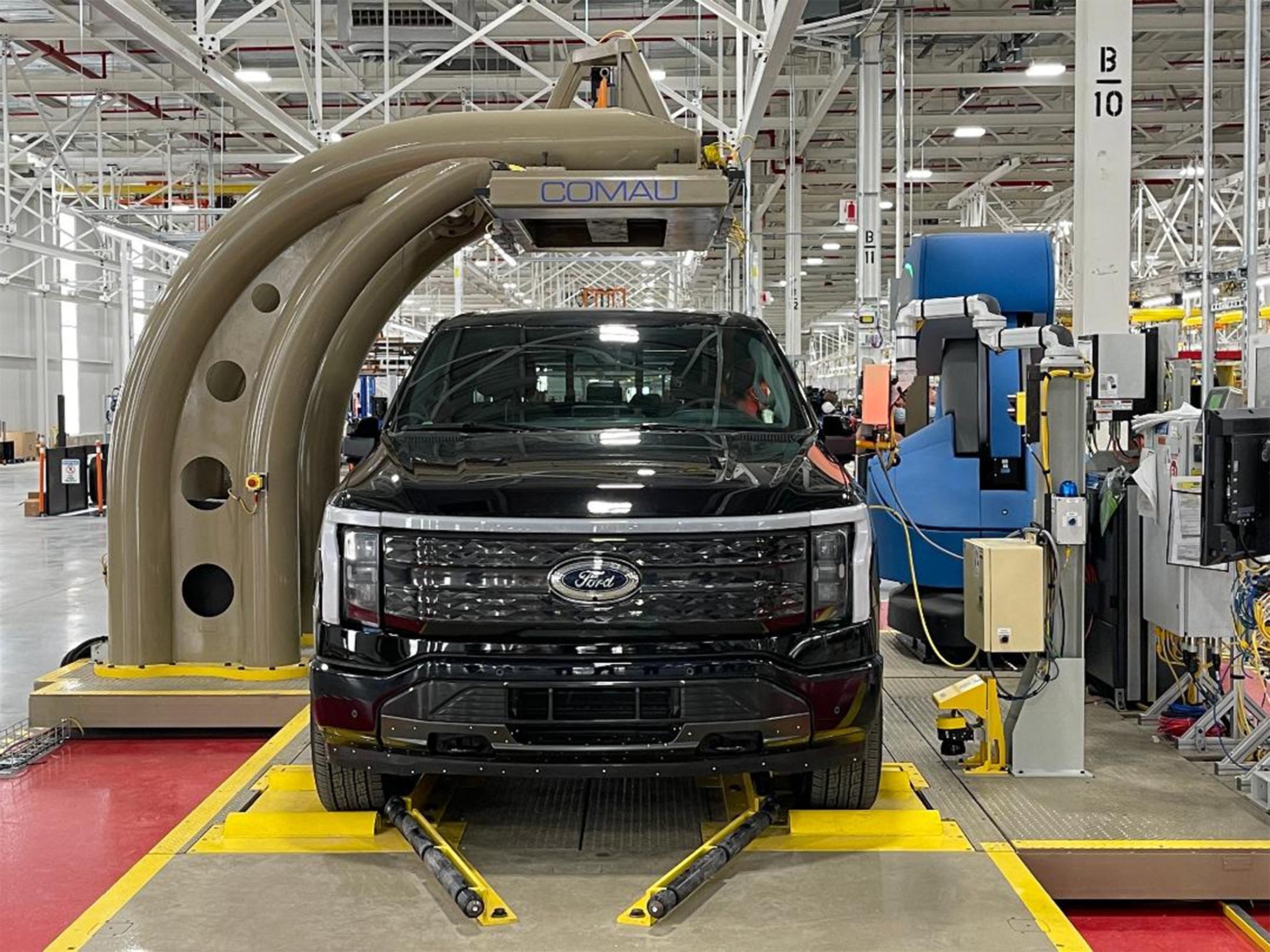 Ford F-150 Lightning - on assembly line