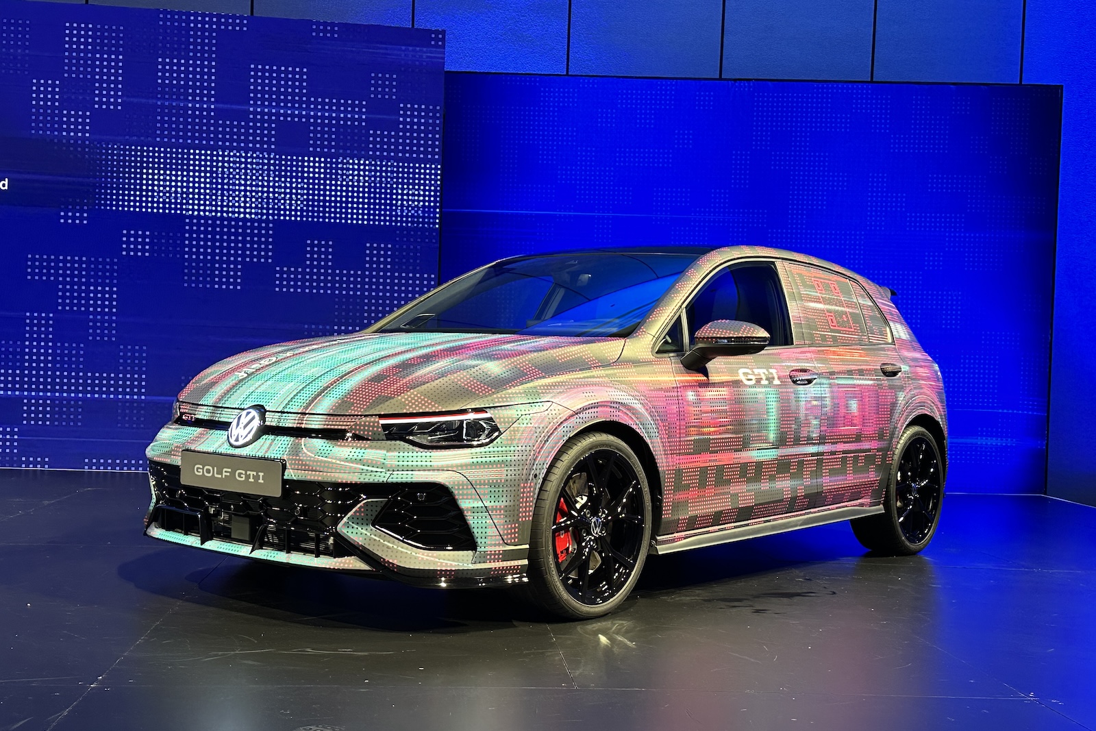 Golf GTI on stage at CES 2024